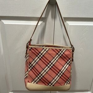 Vintage Burberry blue label shoulder bag